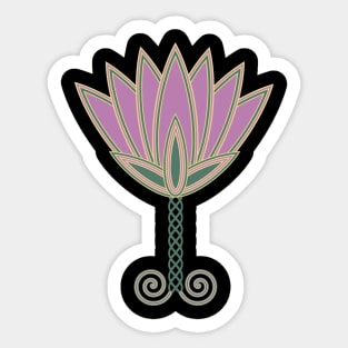 Egyptian Lotus Symbol Sticker